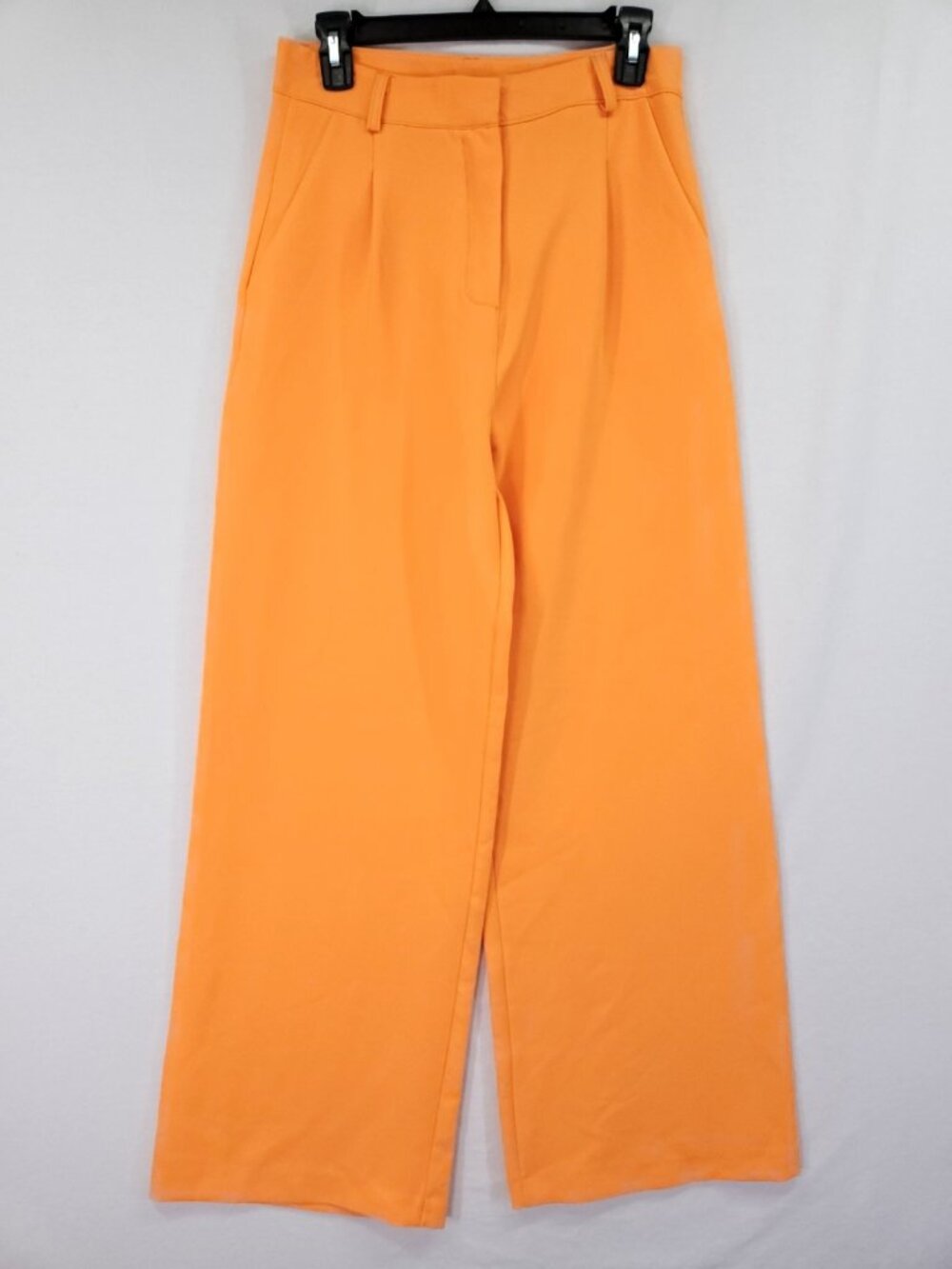 Lumina Wide Leg Pleated Trousers Women Medium 28x31 Made in Italy Tailored Pants